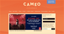 Desktop Screenshot of cameocinemas.com.au